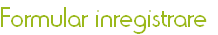Formular inregistrare
